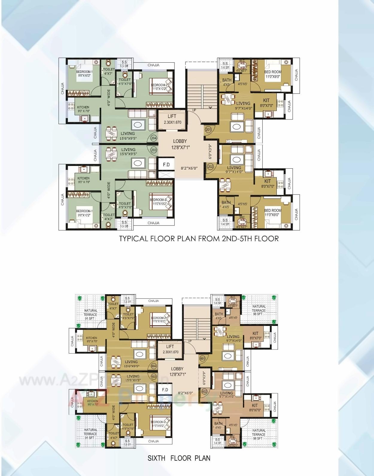Layout of real estate project Aurum located at Ulawe, Raigarh, Maharashtra