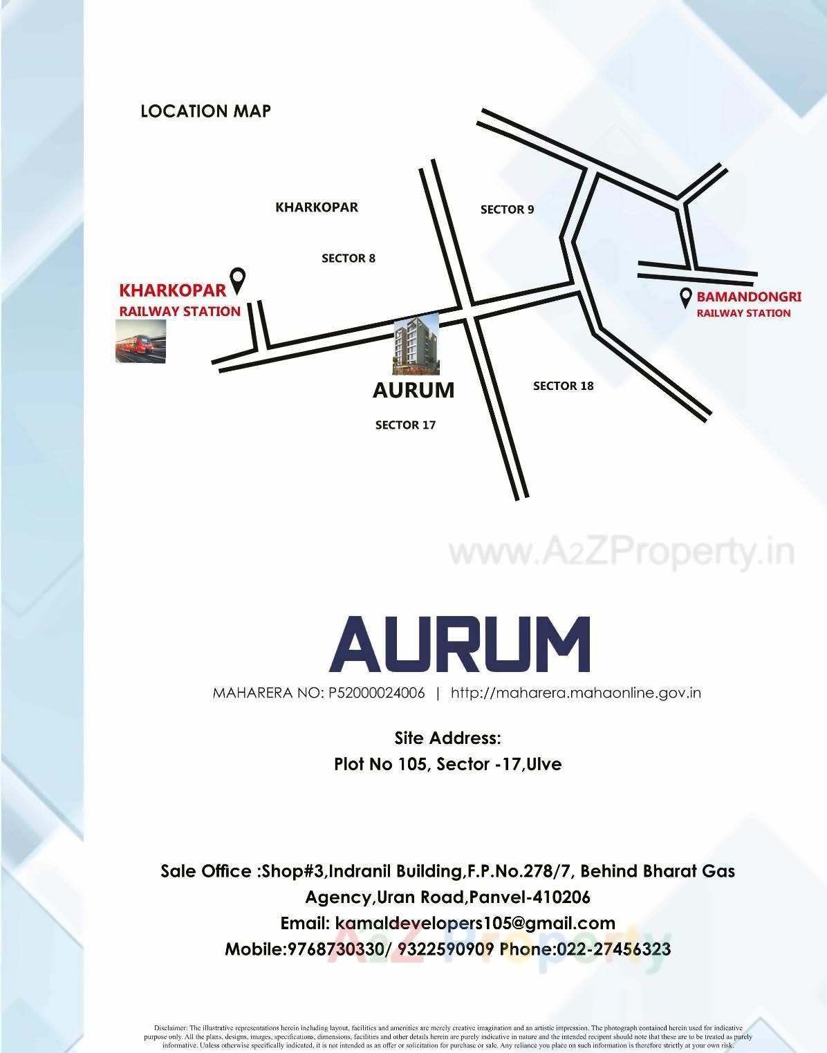  of real estate project Aurum located at Ulawe, Raigarh, Maharashtra