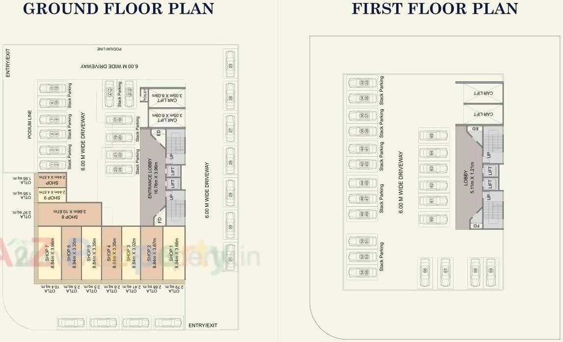 Layout of real estate project Balaji Aura located at Taloje-panchnad-, Raigarh, Maharashtra