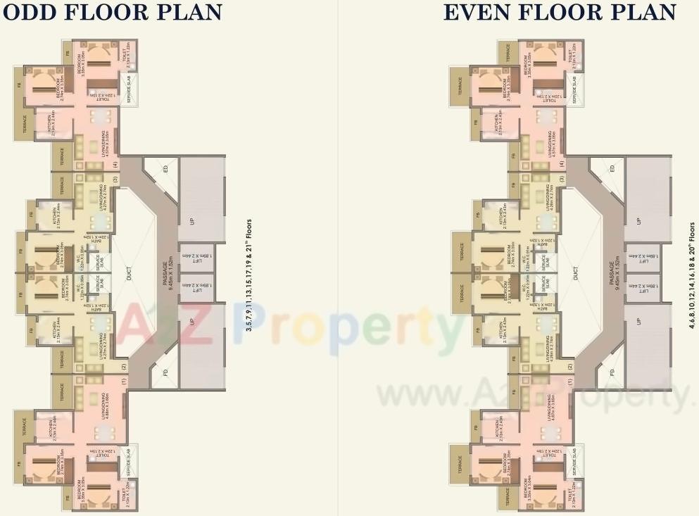Layout of real estate project Balaji Aura located at Taloje-panchnad-, Raigarh, Maharashtra