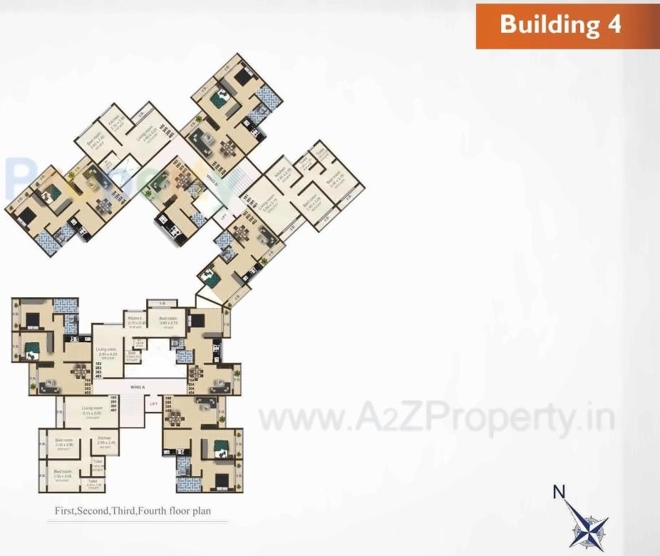 Layout of real estate project Balaji Residency Complex located at Hedutane, Raigarh, Maharashtra