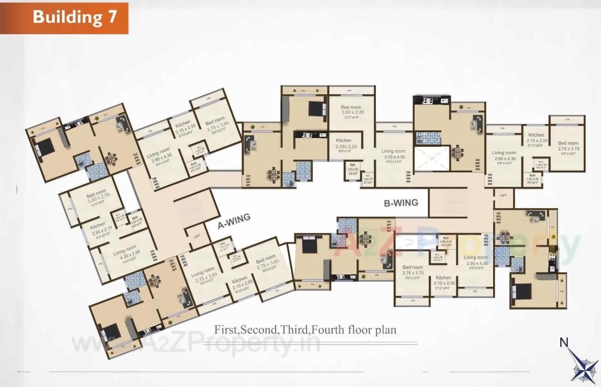 Layout of real estate project Balaji Residency Complex located at Hedutane, Raigarh, Maharashtra