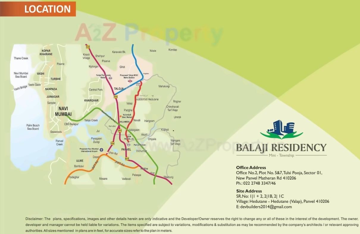  of real estate project Balaji Residency Complex located at Hedutane, Raigarh, Maharashtra