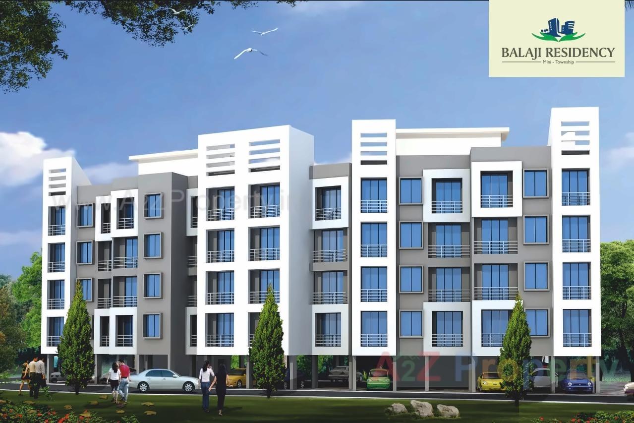 3D Elevation of real estate project Balaji Residency Complex located at Hedutane, Raigarh, Maharashtra