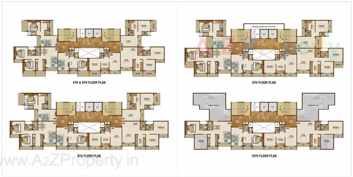 Layout of real estate project Balaji Sparsh located at Ulawe, Raigarh, Maharashtra