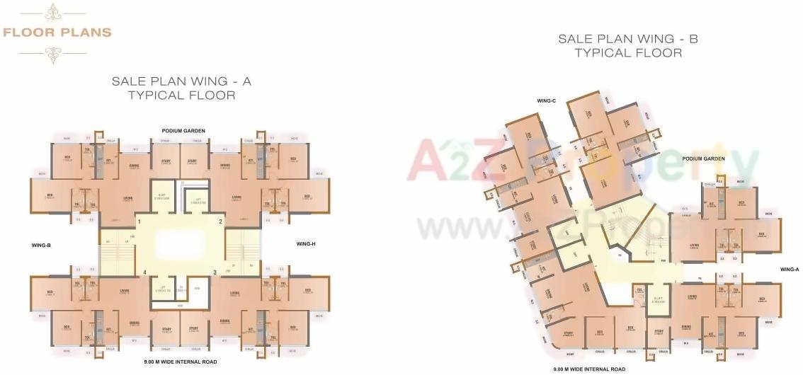 Layout of real estate project Balaji Symphony located at Shilottar-raichur, Raigarh, Maharashtra