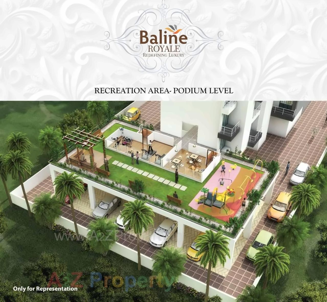 3D Elevation of real estate project Baline Royale located at Taloje-panchnad-, Raigarh, Maharashtra