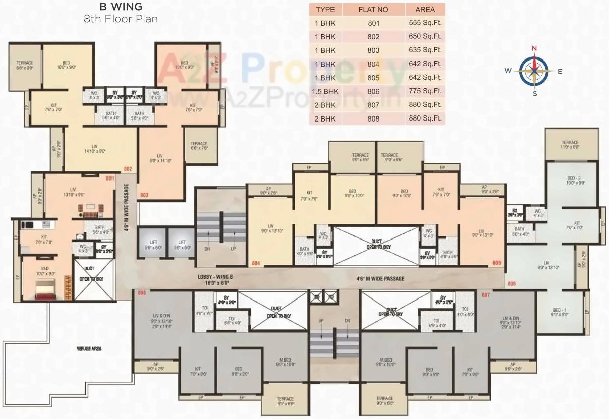 Layout of real estate project Bellavue located at Khopoli, Raigarh, Maharashtra