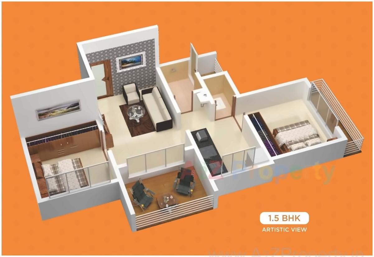 Layout of real estate project Bellavue located at Khopoli, Raigarh, Maharashtra
