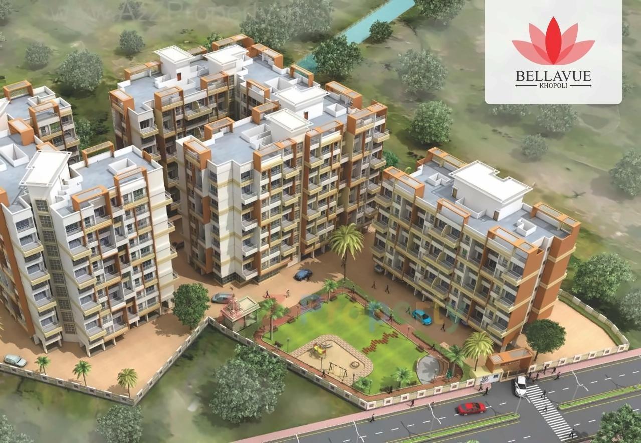 3D Elevation of real estate project Bellavue located at Khopoli, Raigarh, Maharashtra