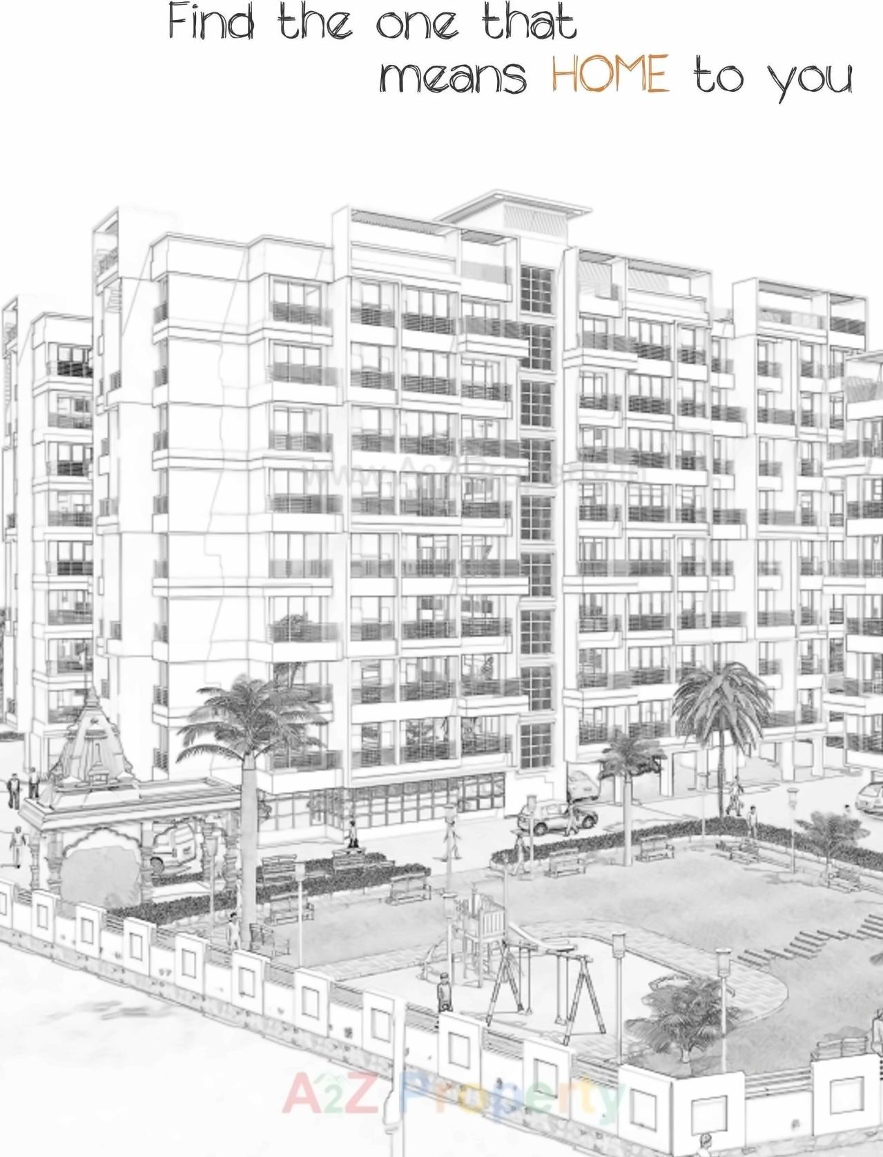 3D Elevation of real estate project Bellavue located at Khopoli, Raigarh, Maharashtra