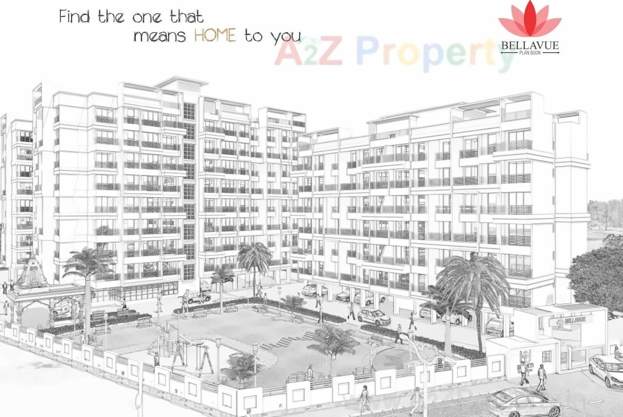 3D Elevation of real estate project Bellavue located at Khopoli, Raigarh, Maharashtra