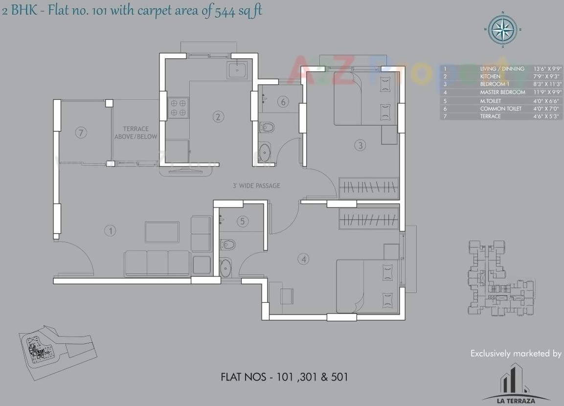 Layout of real estate project Belmac Riverside located at Akurli-, Raigarh, Maharashtra