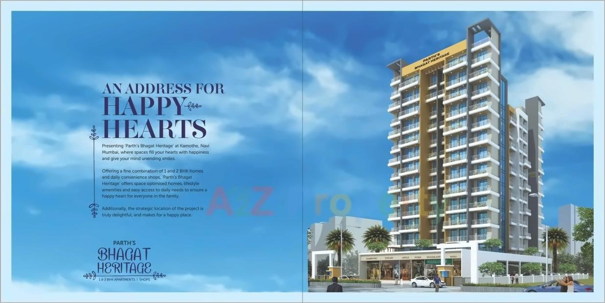 3D Elevation of real estate project Bhagat Heritage located at Kamothe-, Raigarh, Maharashtra