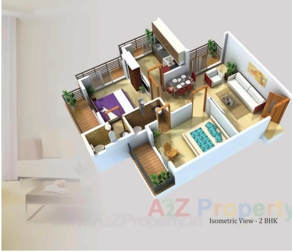 Layout of real estate project Blue Crest located at Karanjade, Raigarh, Maharashtra