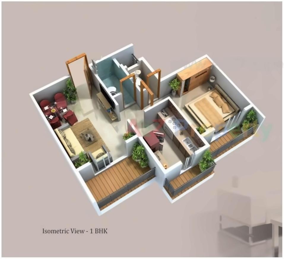 Layout of real estate project Blue Crest located at Karanjade, Raigarh, Maharashtra
