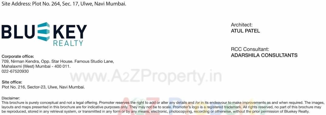  of real estate project Blue Key Realtys Escalate located at Ulawe, Raigarh, Maharashtra