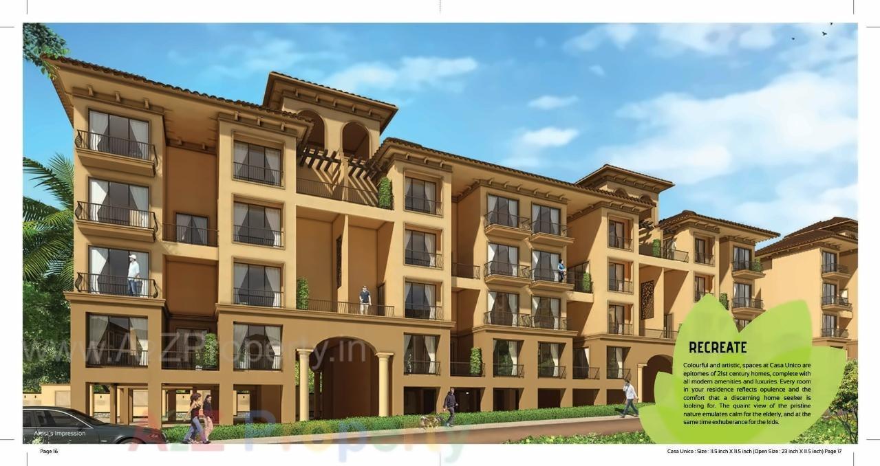 3D Elevation of real estate project Casa Unico located at Ashane, Raigarh, Maharashtra