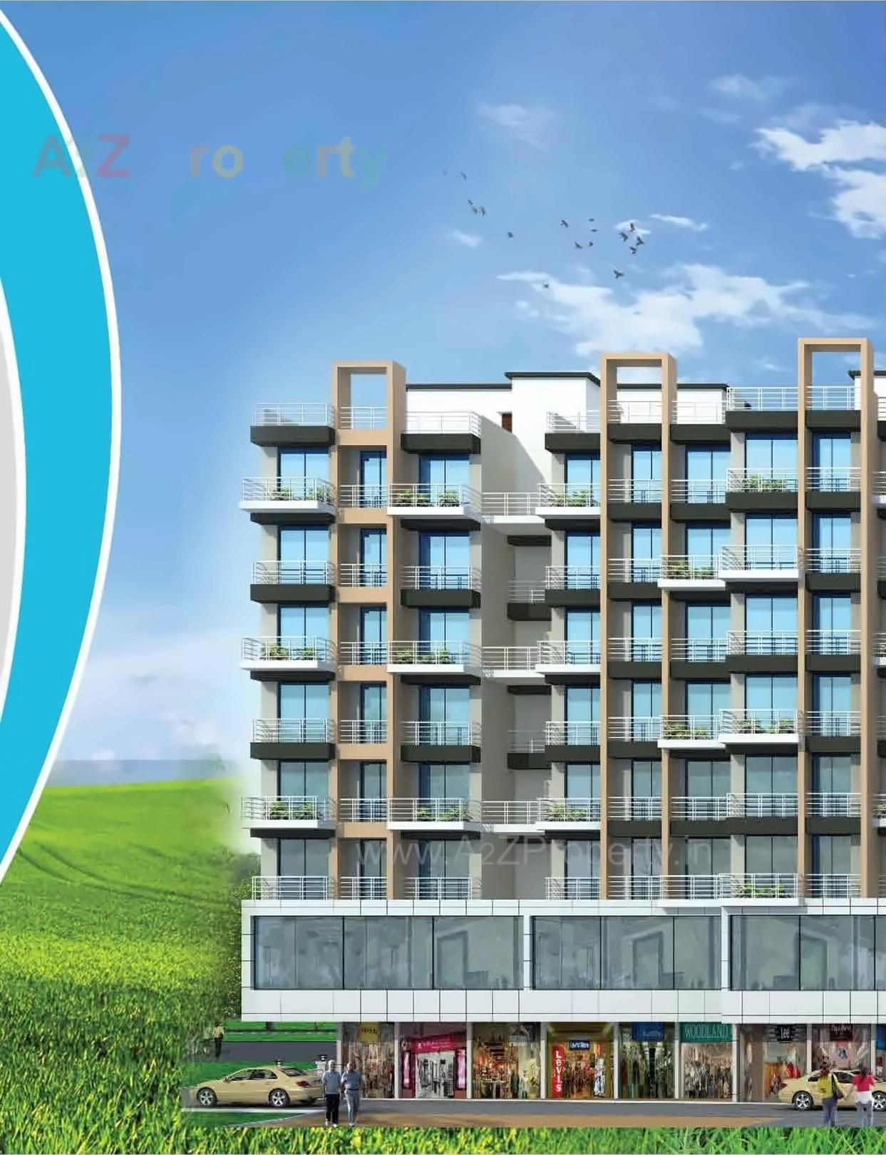 3D Elevation of real estate project Central Plaza located at Khopoli, Raigarh, Maharashtra