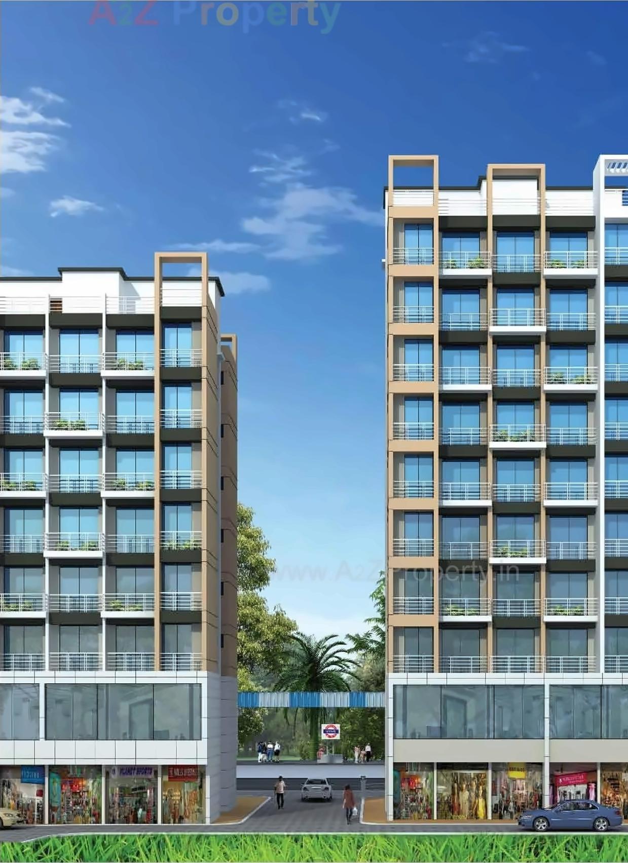 3D Elevation of real estate project Central Plaza located at Khopoli, Raigarh, Maharashtra