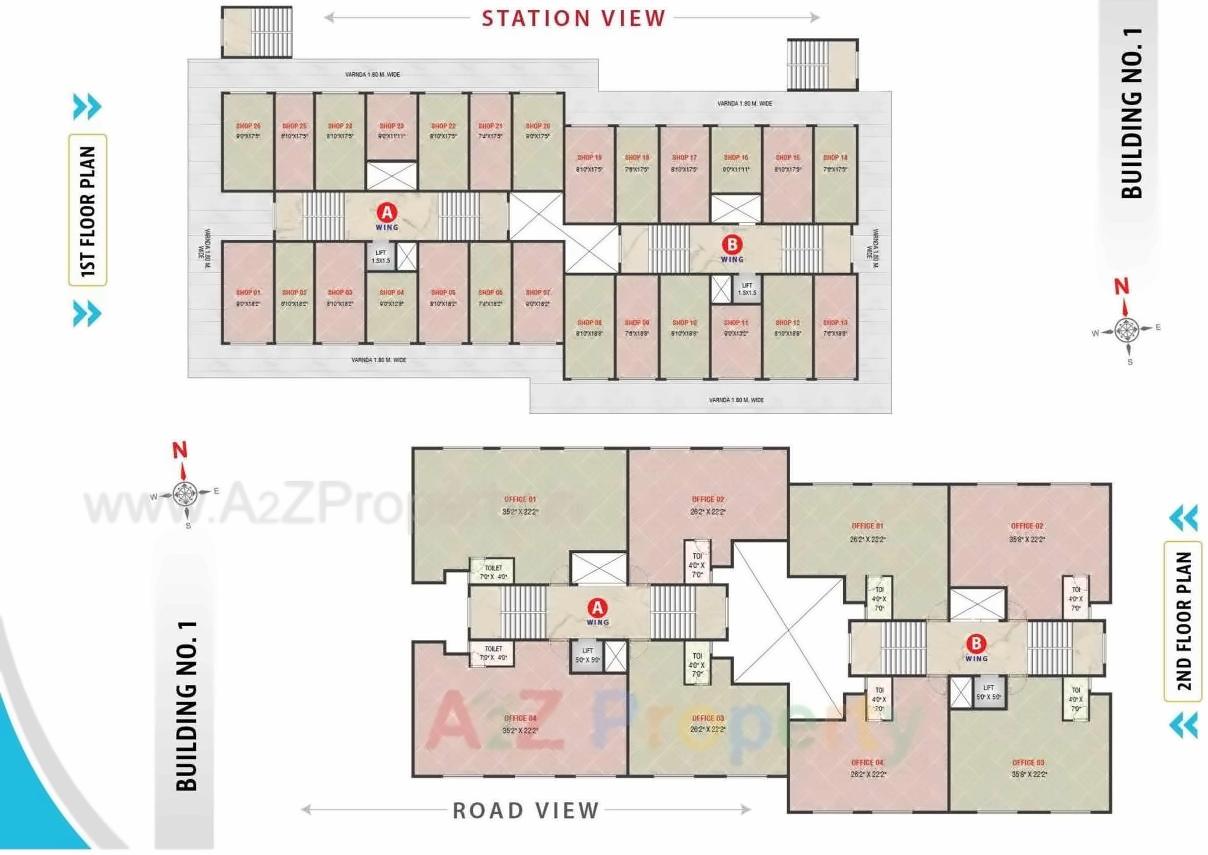 Layout of real estate project Central Plaza located at Khopoli, Raigarh, Maharashtra