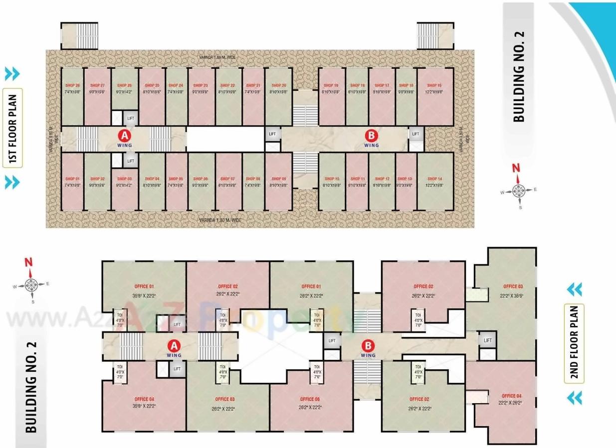 Layout of real estate project Central Plaza located at Khopoli, Raigarh, Maharashtra