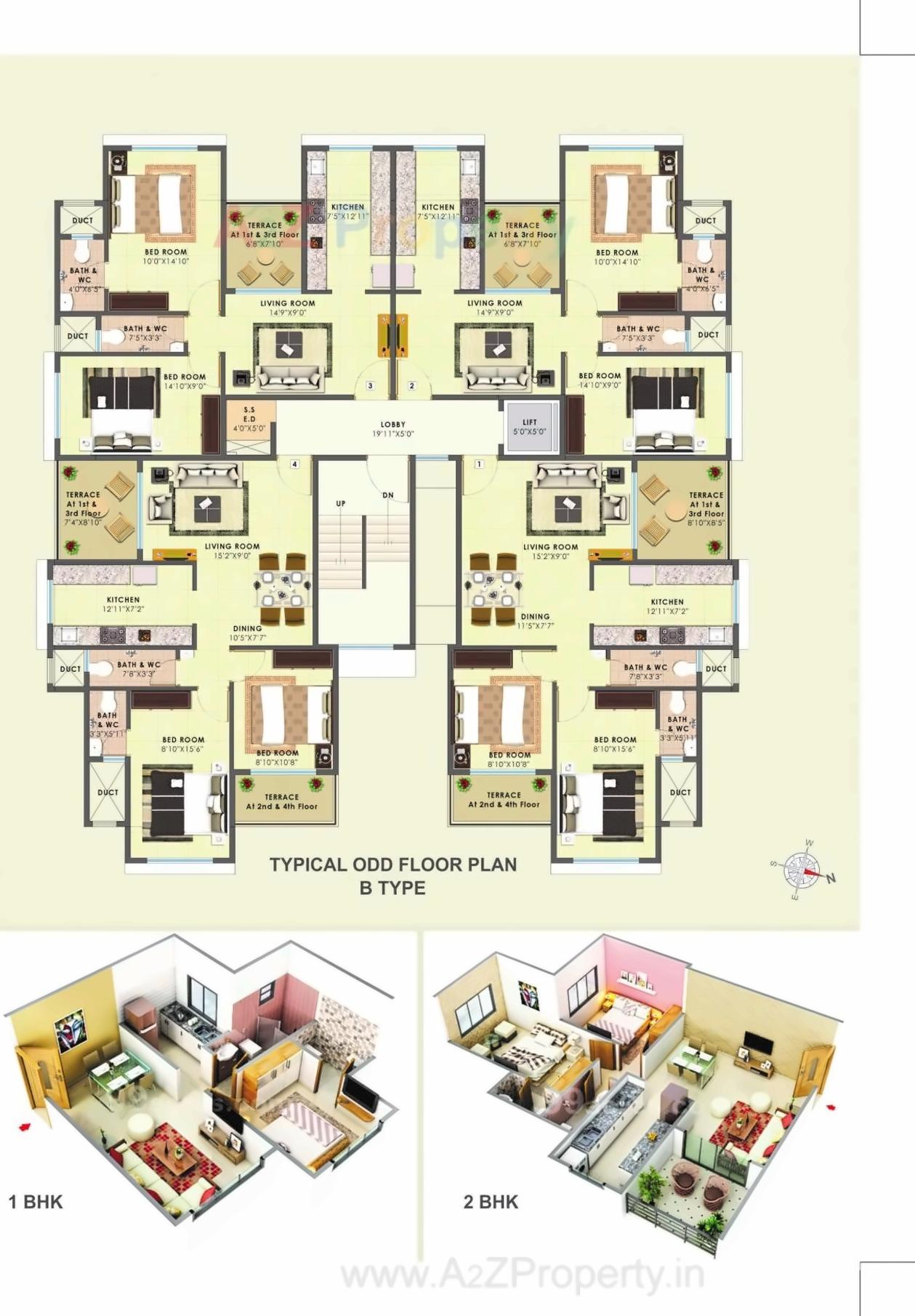 Layout of real estate project Choice Ambe Smruti located at Rees, Raigarh, Maharashtra