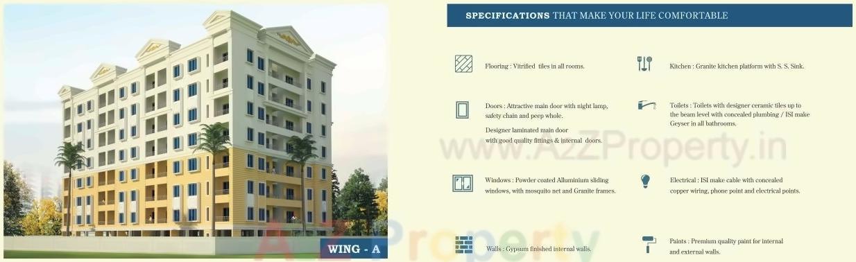 3D Elevation of real estate project Deccan Residency located at Khopoli, Raigarh, Maharashtra