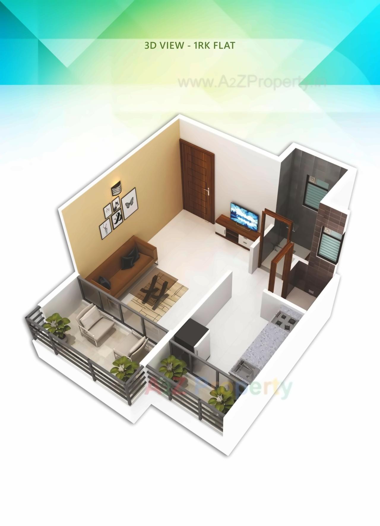 Layout of real estate project Dev Sai Garden located at Navade, Raigarh, Maharashtra