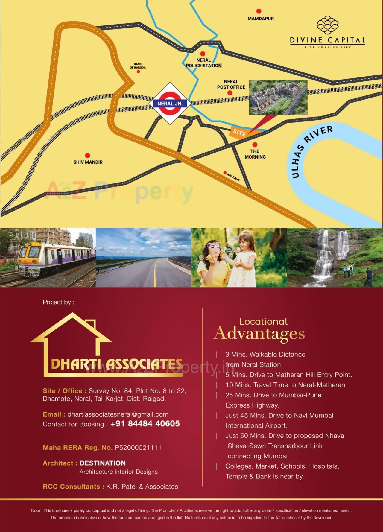  of real estate project Divine Capital located at Dhamote, Raigarh, Maharashtra