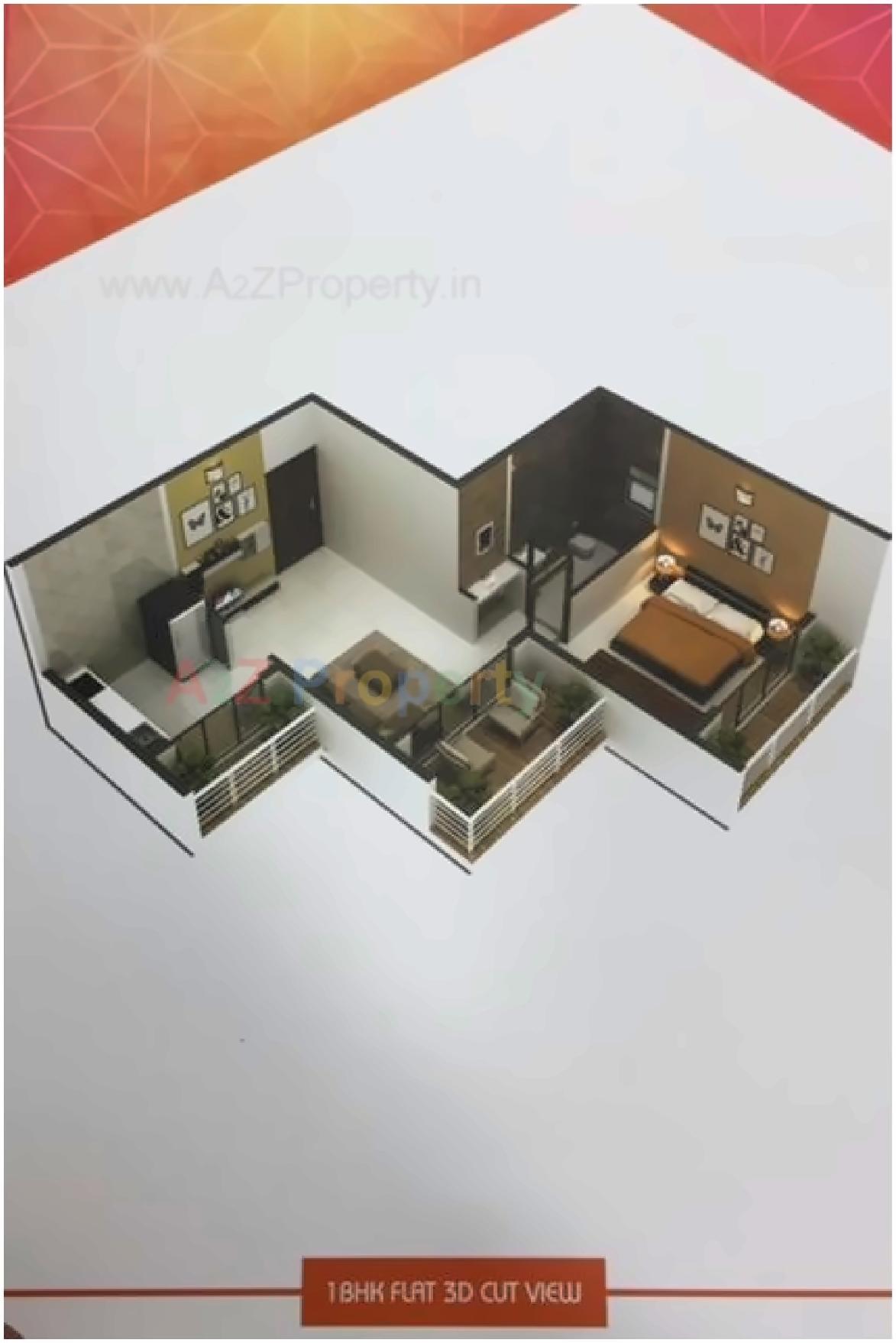 Layout of real estate project Dream Onyx located at Ulawe, Raigarh, Maharashtra