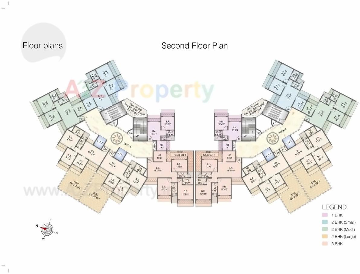 Layout of real estate project Dudhe Vitevari located at Karanjade, Raigarh, Maharashtra