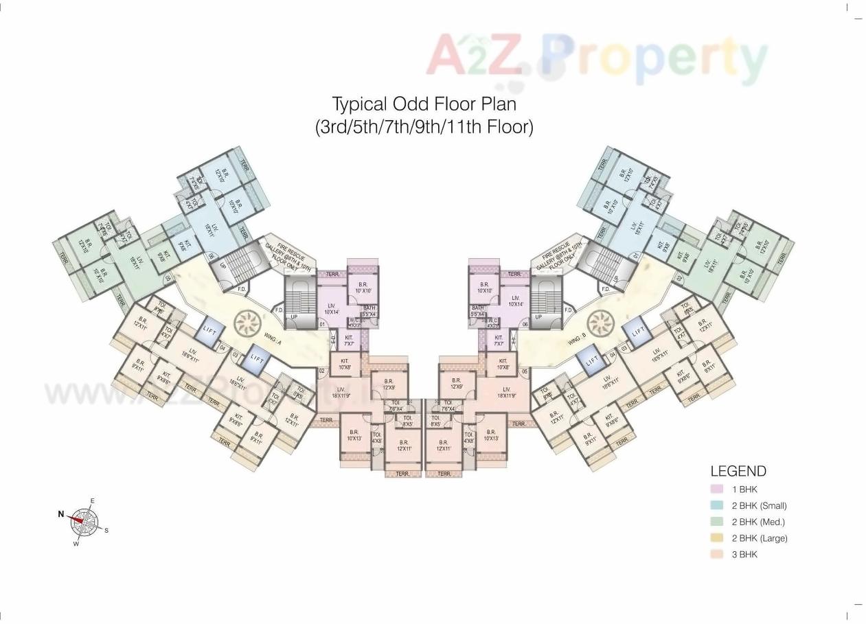 Layout of real estate project Dudhe Vitevari located at Karanjade, Raigarh, Maharashtra
