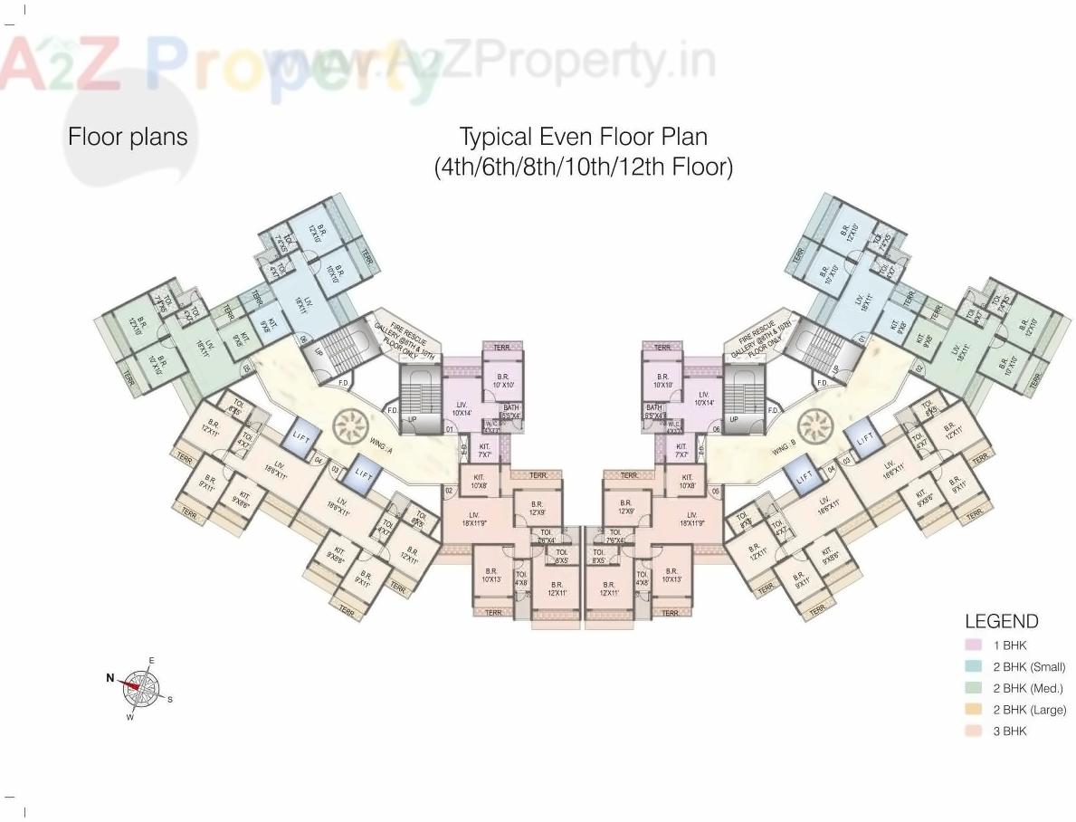 Layout of real estate project Dudhe Vitevari located at Karanjade, Raigarh, Maharashtra