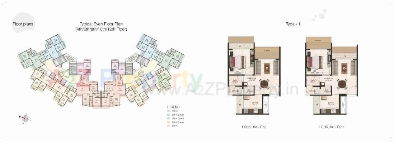 Layout of real estate project Dudhe Vitevari located at Karanjade, Raigarh, Maharashtra