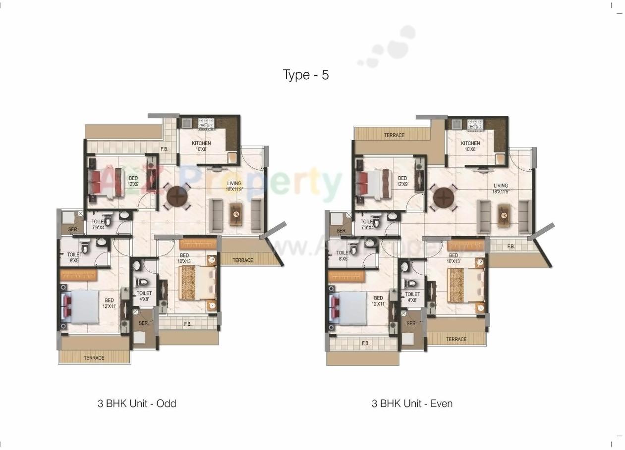 Layout of real estate project Dudhe Vitevari located at Karanjade, Raigarh, Maharashtra