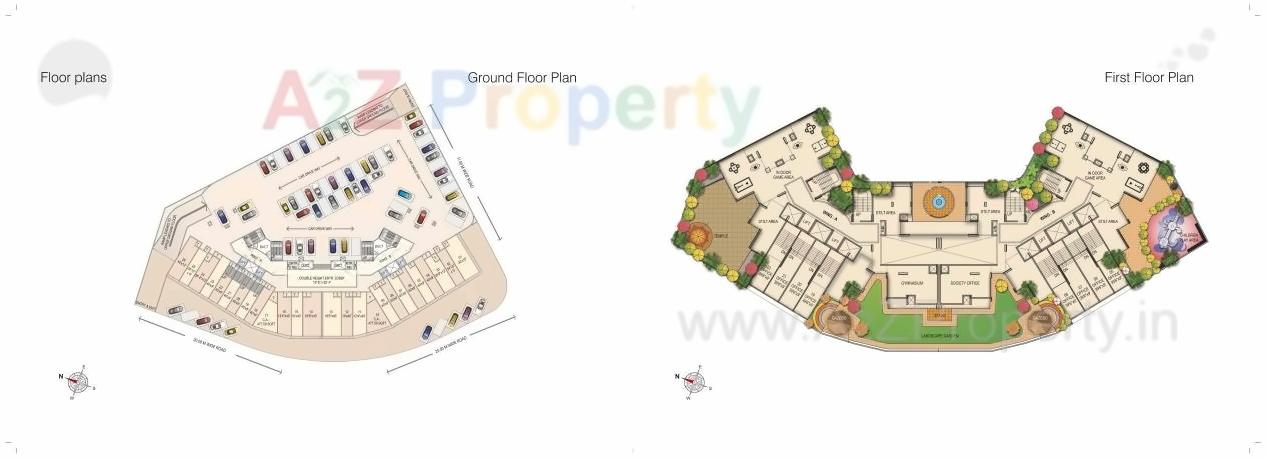 Layout of real estate project Dudhe Vitevari located at Karanjade, Raigarh, Maharashtra