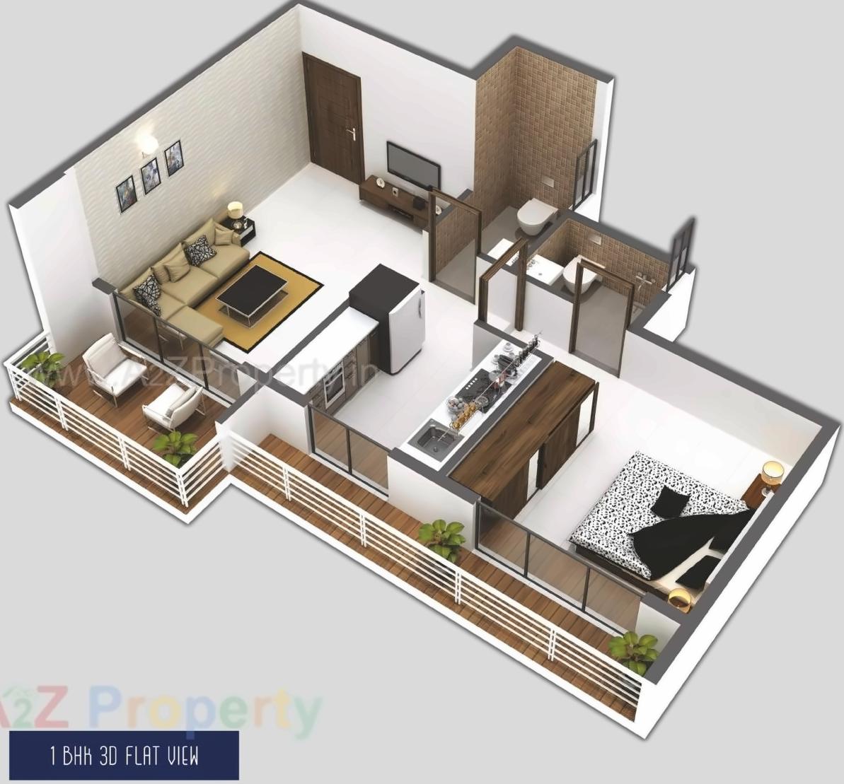Layout of real estate project Elegant Iona located at Karanjade, Raigarh, Maharashtra