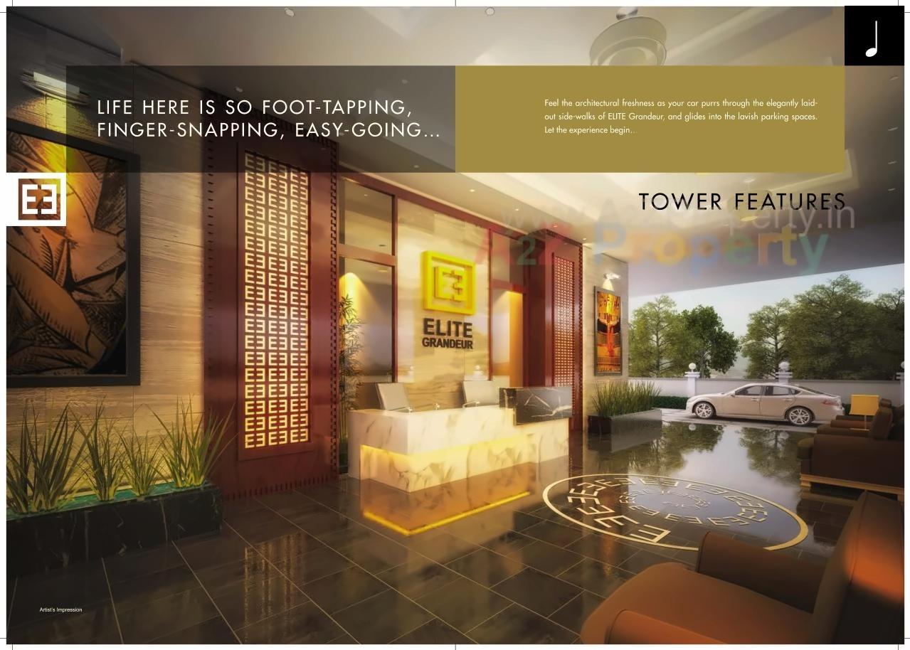 3D Elevation of real estate project Elite Grandeur located at Kharghar, Raigarh, Maharashtra