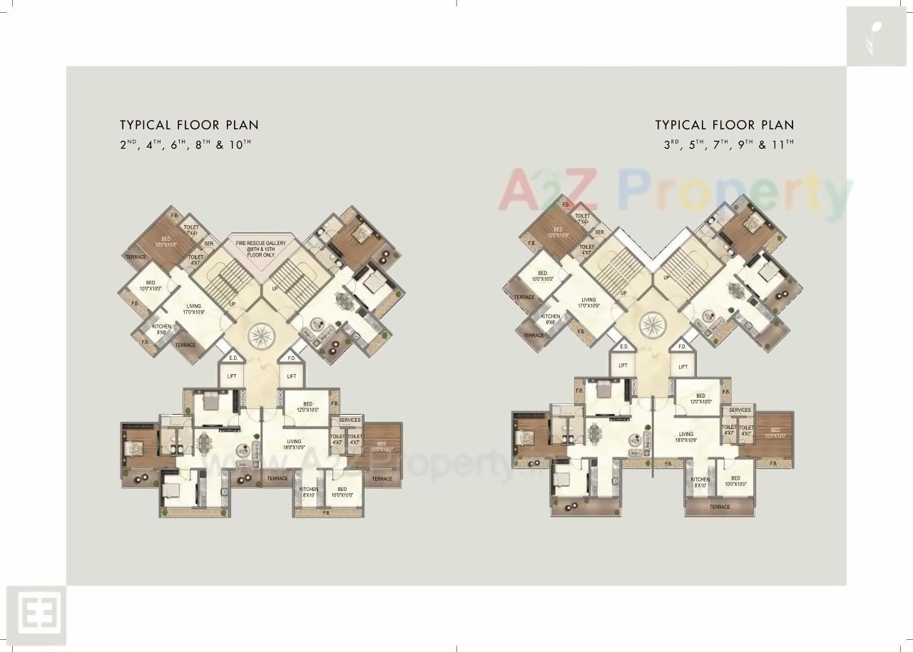 Layout of real estate project Elite Grandeur located at Kharghar, Raigarh, Maharashtra