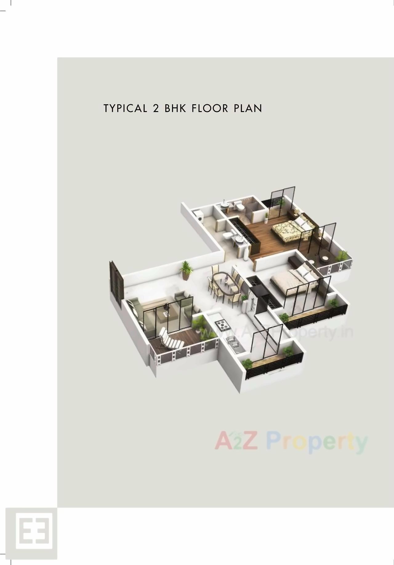 Layout of real estate project Elite Grandeur located at Kharghar, Raigarh, Maharashtra