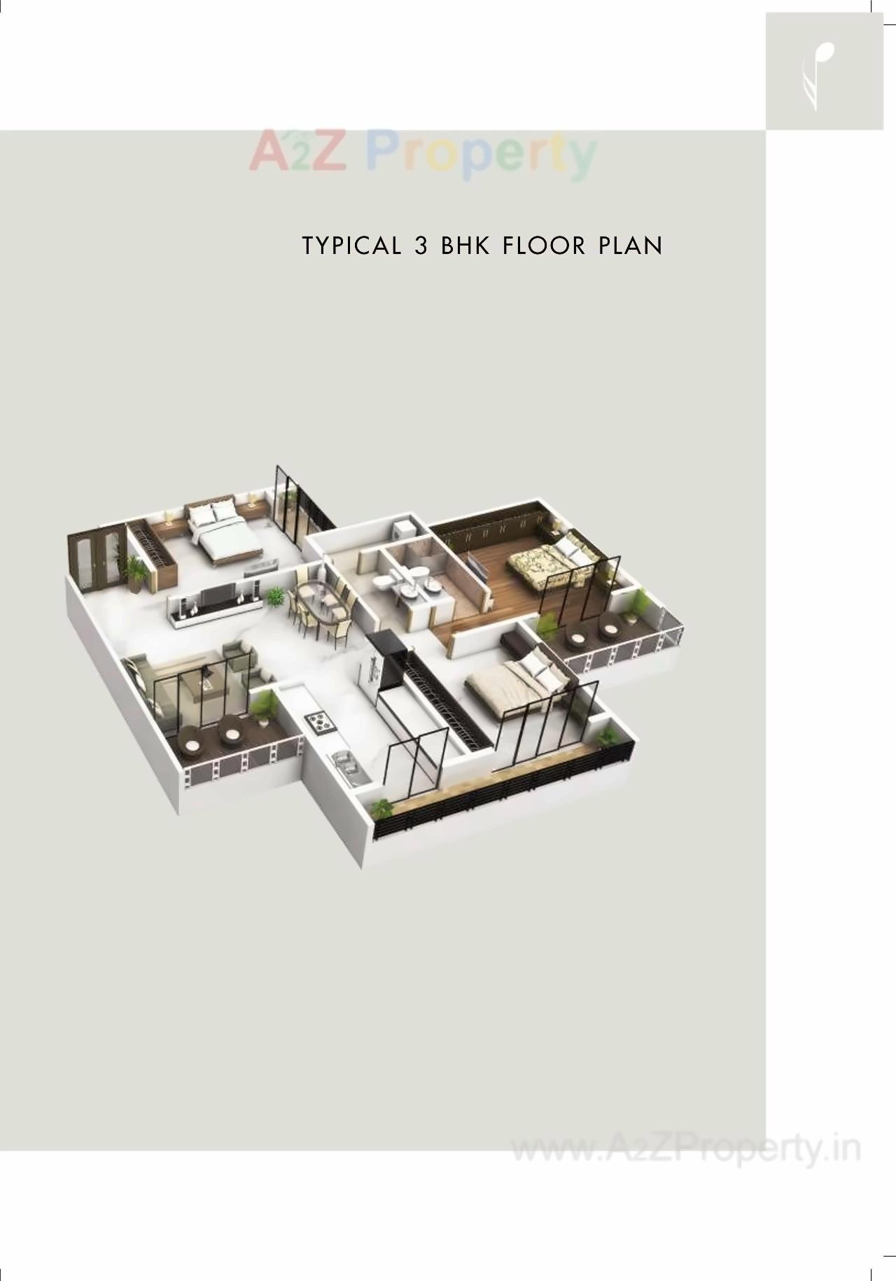 Layout of real estate project Elite Grandeur located at Kharghar, Raigarh, Maharashtra