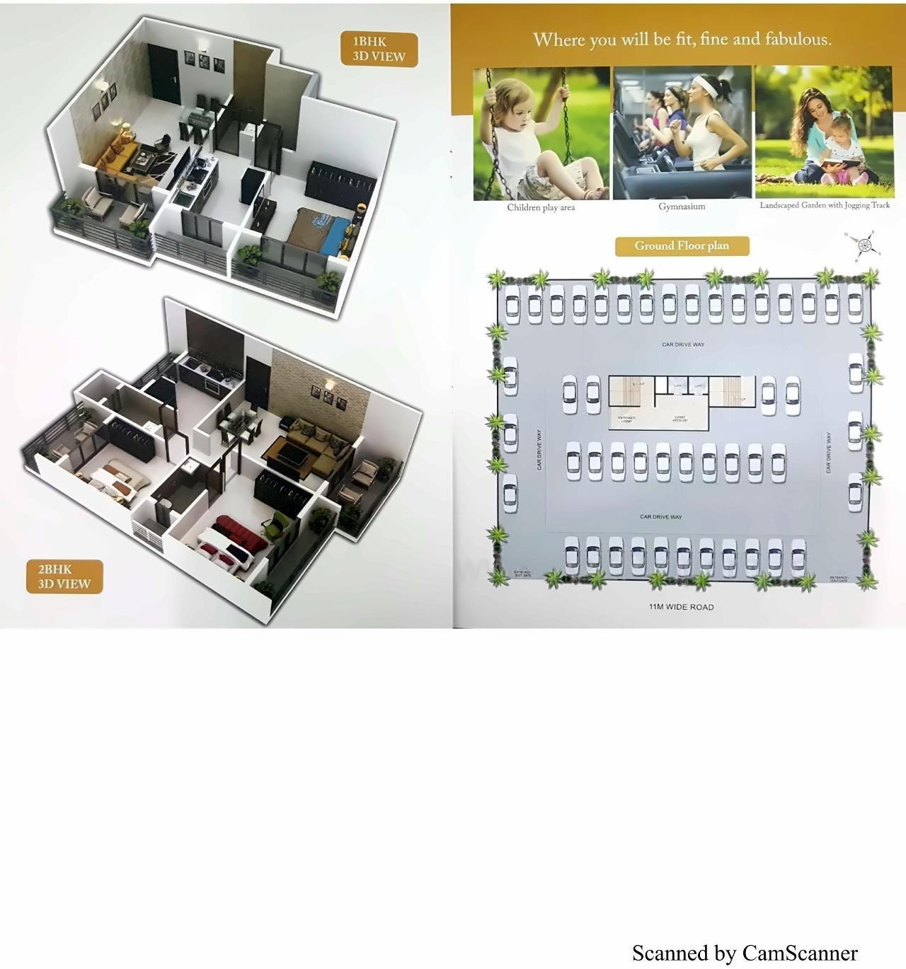 Layout of real estate project Empira Villa located at Bokadvira, Raigarh, Maharashtra