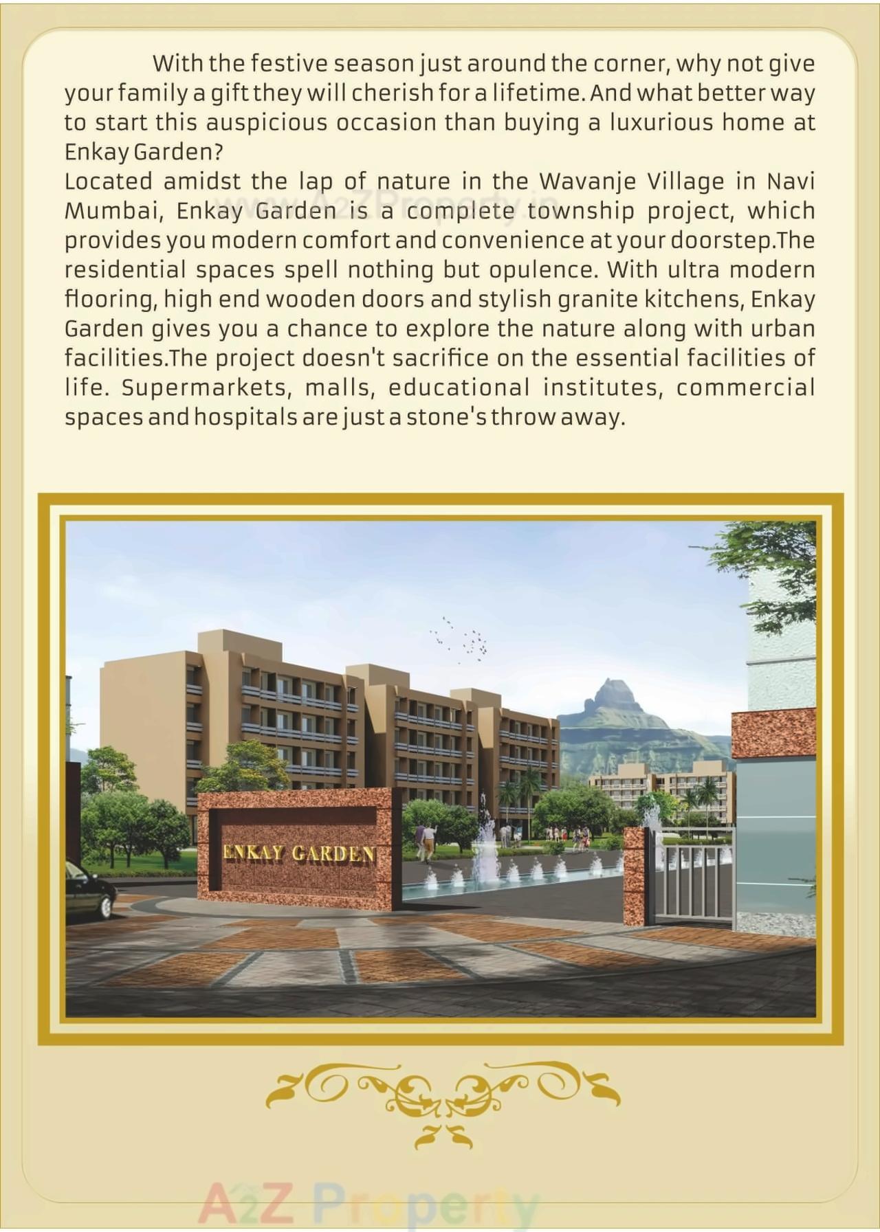  of real estate project Enkay Garden   Lotus located at Vavanje, Raigarh, Maharashtra