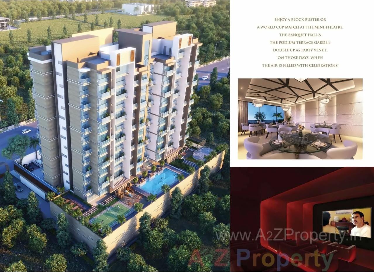 3D Elevation of real estate project Euphoria located at Ulawe, Raigarh, Maharashtra