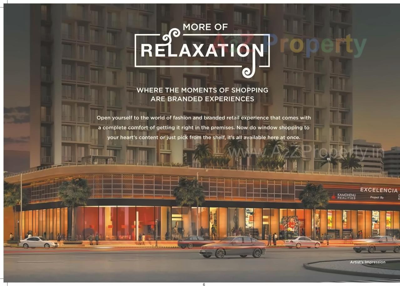 3D Elevation of real estate project Excelencia located at Bokadvira, Raigarh, Maharashtra