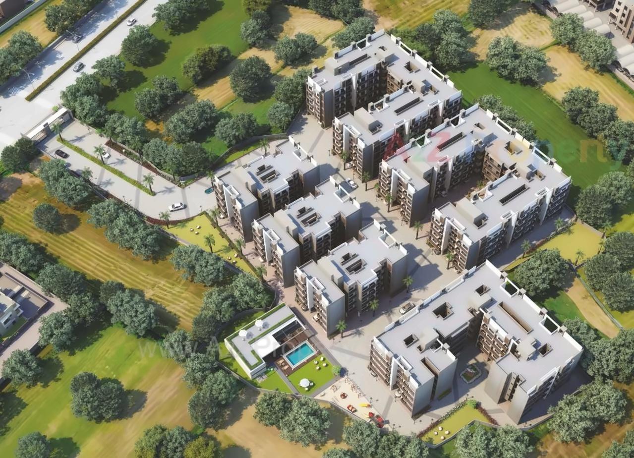 3D Elevation of real estate project Florence Town located at Diksal, Raigarh, Maharashtra