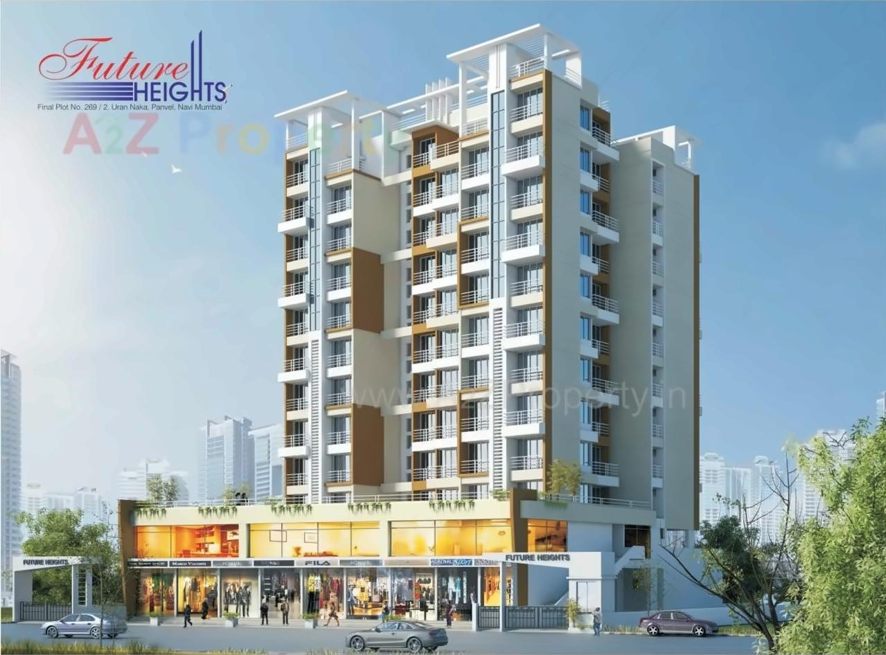 3D Elevation of real estate project Future Heights located at Panvel, Raigarh, Maharashtra