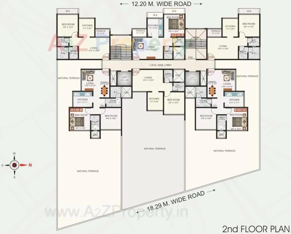 Layout of real estate project Future Heights located at Panvel, Raigarh, Maharashtra