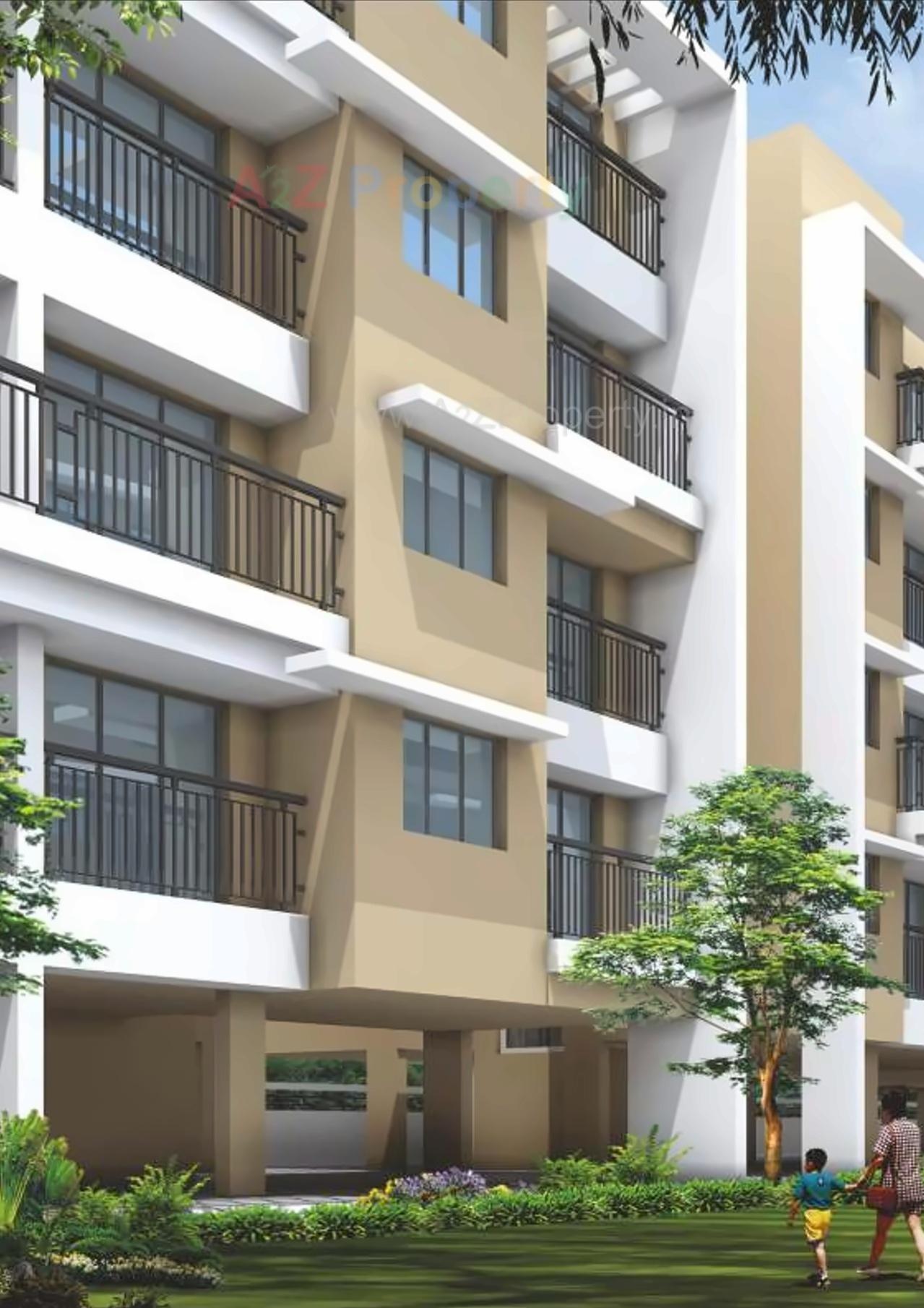 3D Elevation of real estate project Galaxy City located at Jite, Raigarh, Maharashtra